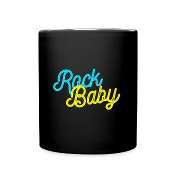 Rock Baby - Full Colour Mug - black - Front