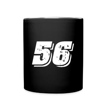 56 Symbole numérique - Mug uni - noir - Devant