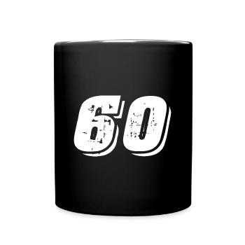 Symbole de 60 chiffres - Mug uni - noir - Devant