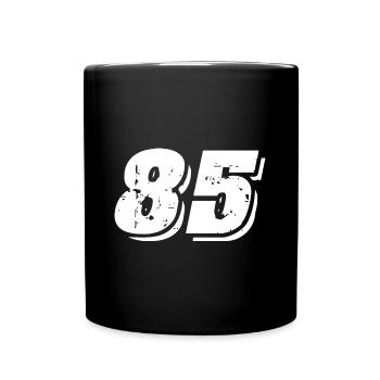 85 number symbol - Full Colour Mug - black - Front