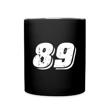 89 Number Symbol - Full Colour Mug - black - Front