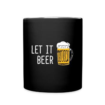 Funny Malle Sayings Beer Summer Holiday Alcohol - Full Colour Mug - black - Front