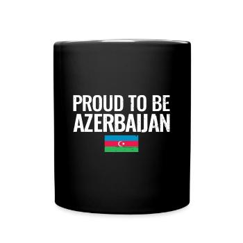 Fier d’être Azerbaïdjan Azerbaïdjan Drapeau - Mug uni - noir - Devant