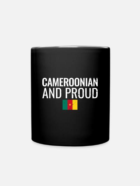 Cameroun camerounais et fier Cameroun - Mug uni - noir