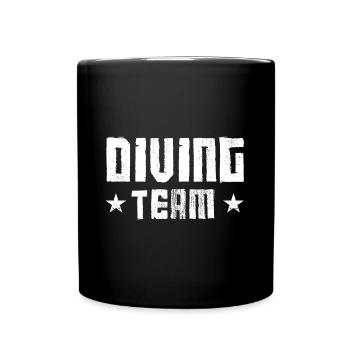 Diving Team - Full Colour Mug - black - Front