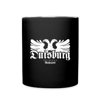 Duisburg City Industry Coal Ruhrpott - Full Colour Mug - black - Front