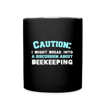 Caution - Full Colour Mug - black - Front