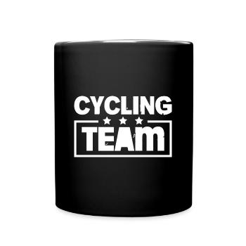 Cycling Team Team Colorful - Full Colour Mug - black - Front