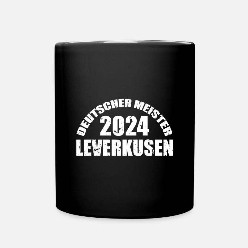 Deutscher Meister 2024 Leverkusen - Tasse einfarbig - Schwarz