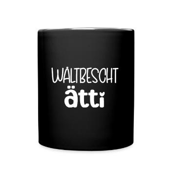 Wälbescht Ätti Oa Schweiz Ätti Grosspapi - Tasse einfarbig - Schwarz - Vorne