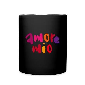AMORE MIO - Tasse einfarbig - Schwarz - Vorne