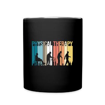 Kinésithérapeute Kinésithérapie - Mug uni - noir - Devant