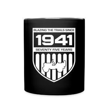 wappen willys.eps - Tasse einfarbig - Schwarz - Vorne