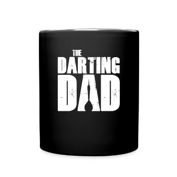The darts playing dart dart gift - Full Colour Mug - black - Front