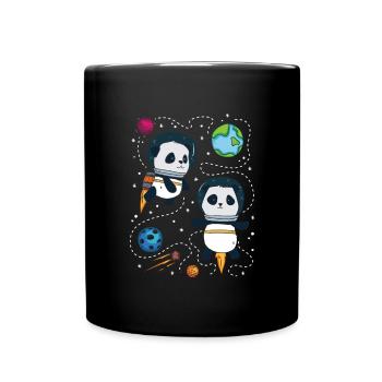 Space Cats - Full Colour Mug - black - Front