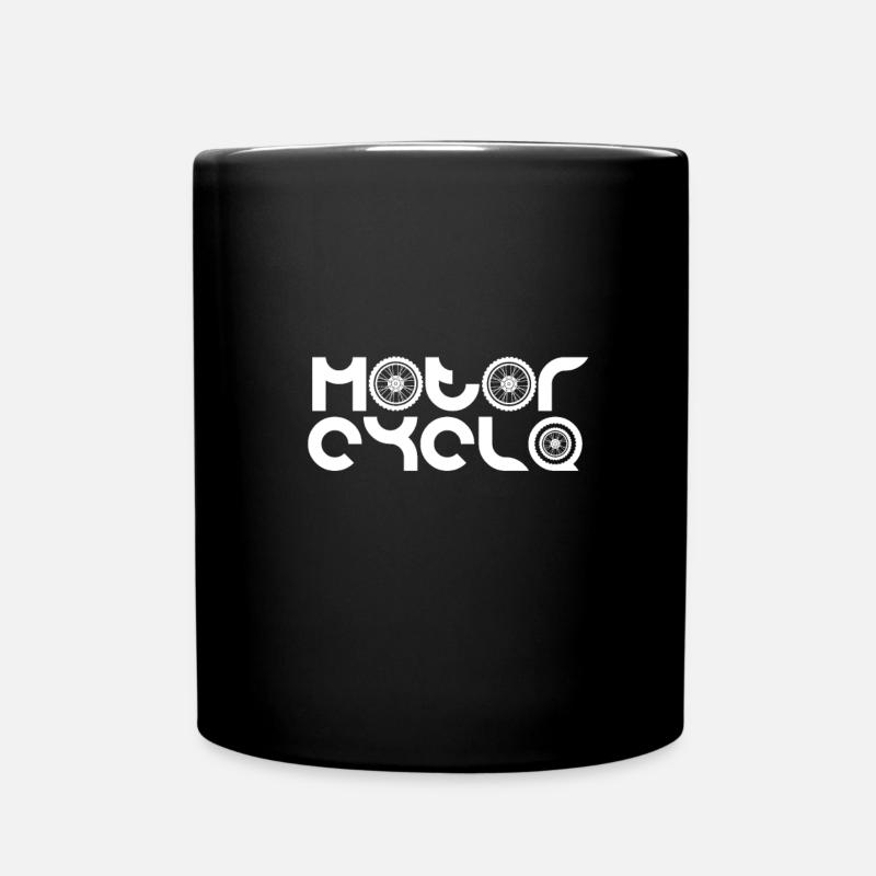 Motorrad - Tasse einfarbig - Schwarz