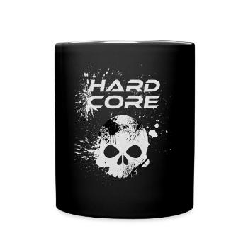 Hard core gabber design - Full Colour Mug - black - Front