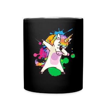 Dab Licorne - Mug uni - noir - Devant