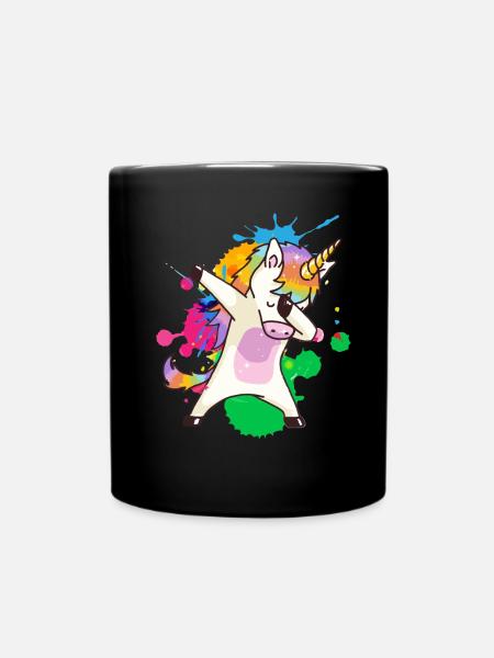 Dab Licorne - Mug uni - noir