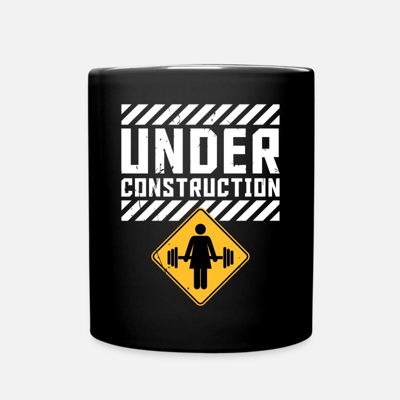 Msr. UNDER CONSTRUCTION - Tasse einfarbig - Schwarz