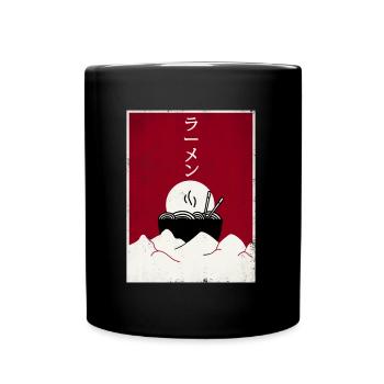 Ramen Nouilles is Life ラーメン - Mug uni - noir - Devant