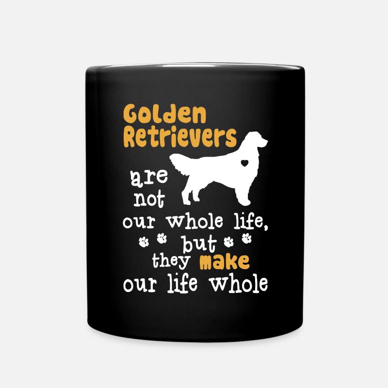 Golden Retriever Shirt - Full Colour Mug - black