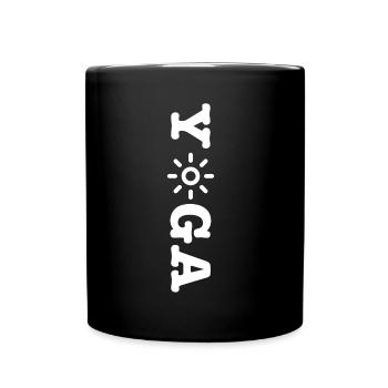 Chemise de yoga I Yoga I Namaste I Karma I Cadeau I om - Mug uni - noir - Devant