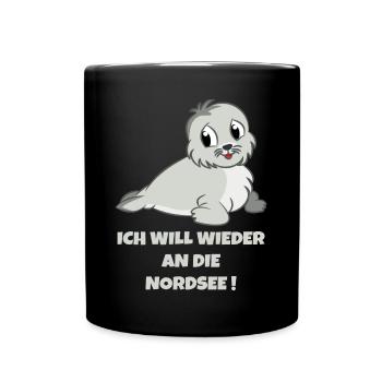 JE VEUX ENCORE DE LA MER DU NORD - Mug uni - noir - Devant