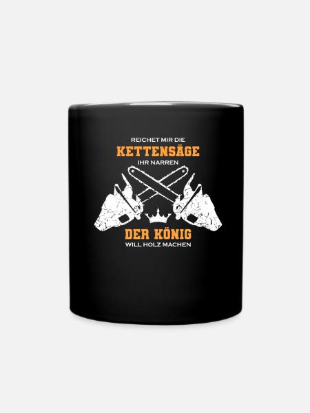 Faire du bois - Mug uni - noir