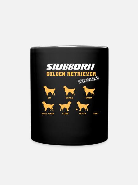 Golden Retriever Tricks - Mug uni - noir