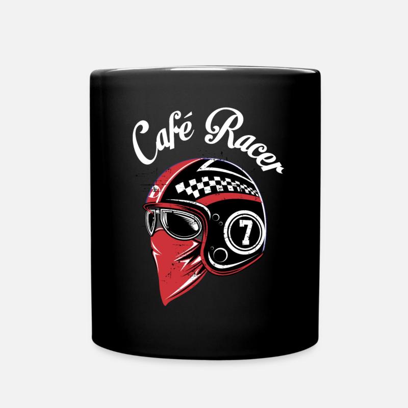 Café Racer - Tasse einfarbig - Schwarz