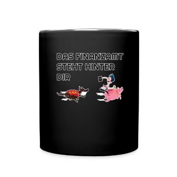 Bureau des impôts Drôle - Mug uni - noir - Devant