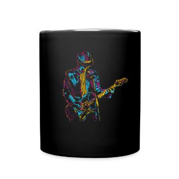 Guitarist Musician - Full Colour Mug - black - Front