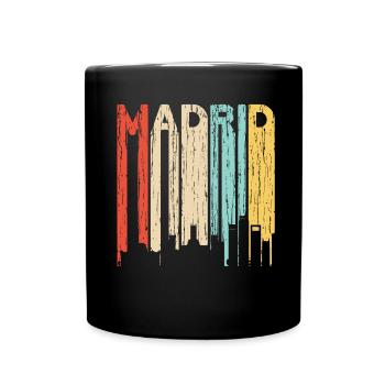 Madrid - Mug uni - noir - Devant