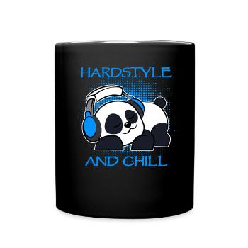 Hardstyle Panda - Mug uni - noir - Devant