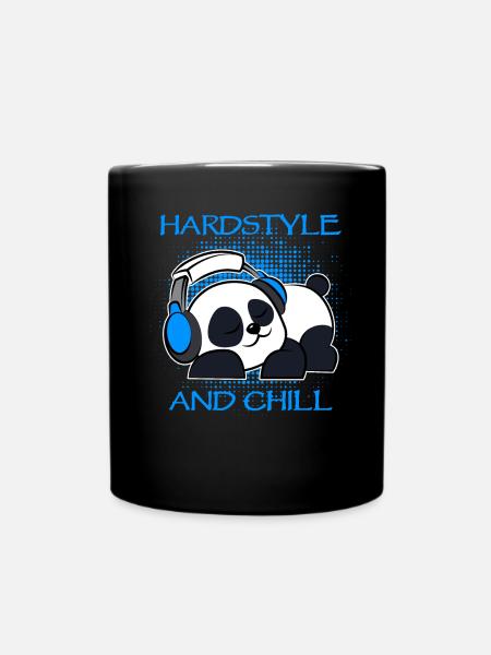 Hardstyle Panda - Mug uni - noir