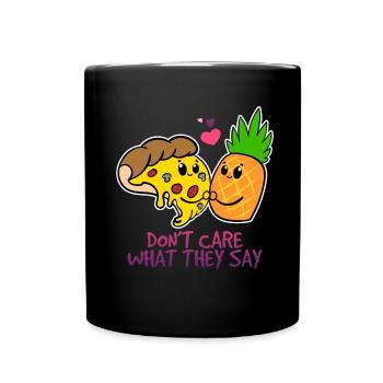 Pizza Hawaii - Full Colour Mug - black - Front