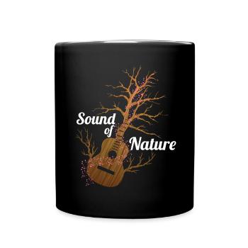 Guitar Sound Nature - Full Colour Mug - black - Front