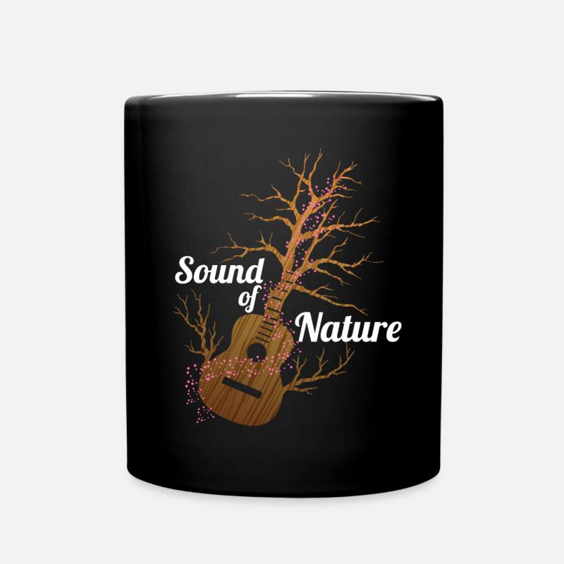 Gitarre Sound Natur - Tasse einfarbig - Schwarz