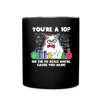 Chimie Geek Ph - Mug uni - noir - Devant