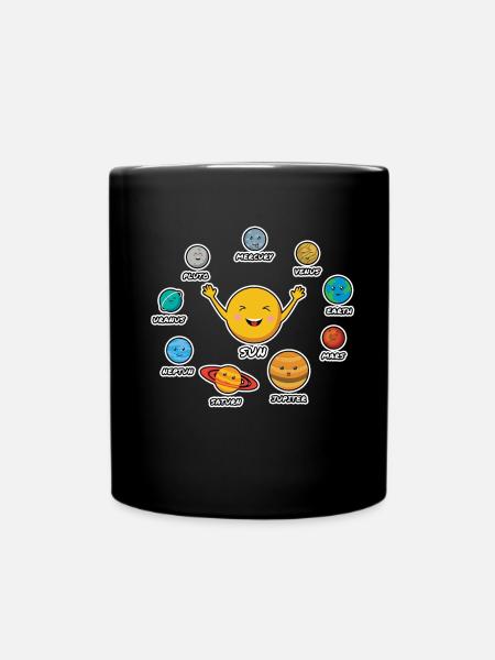 Solar system - Full Colour Mug - black