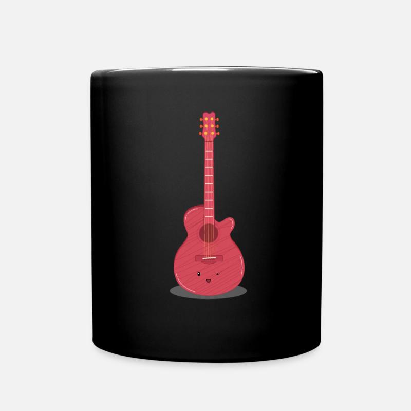 E-Gitarre - Tasse einfarbig - Schwarz