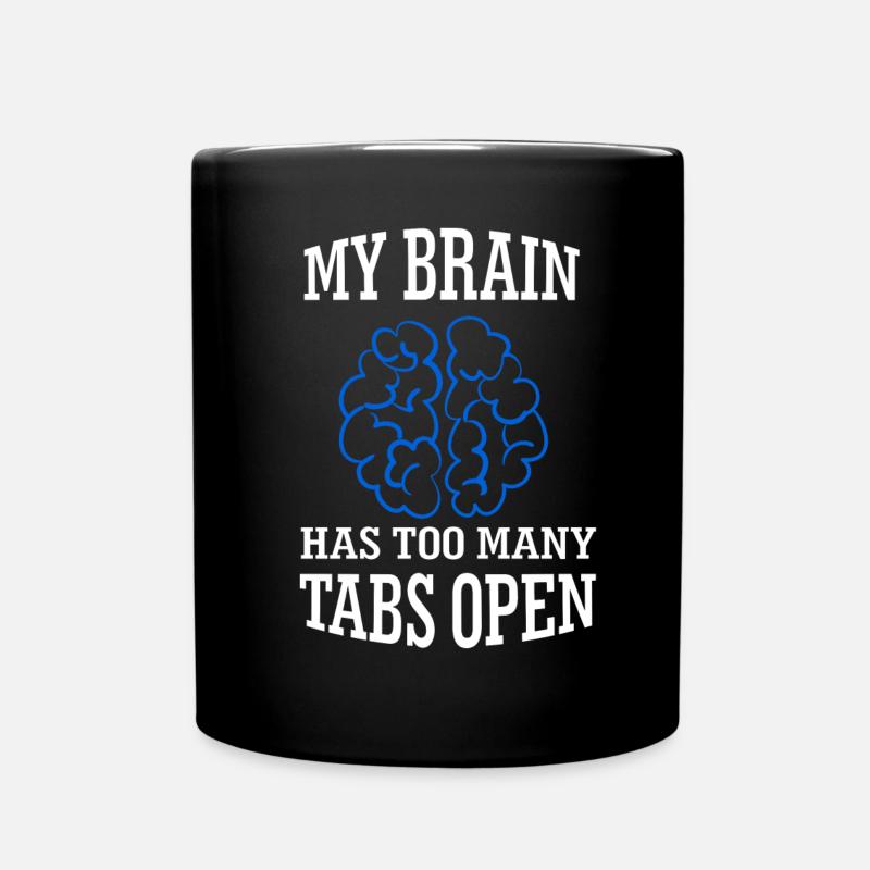 Internet Tabs - Tasse einfarbig - Schwarz
