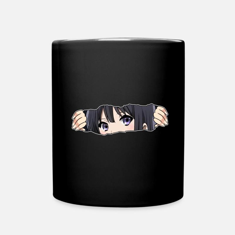 Anime Girl - Full Colour Mug - black