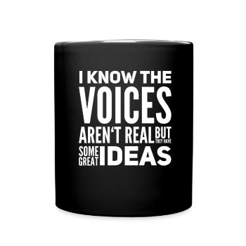 Crazy person - Full Colour Mug - black - Front