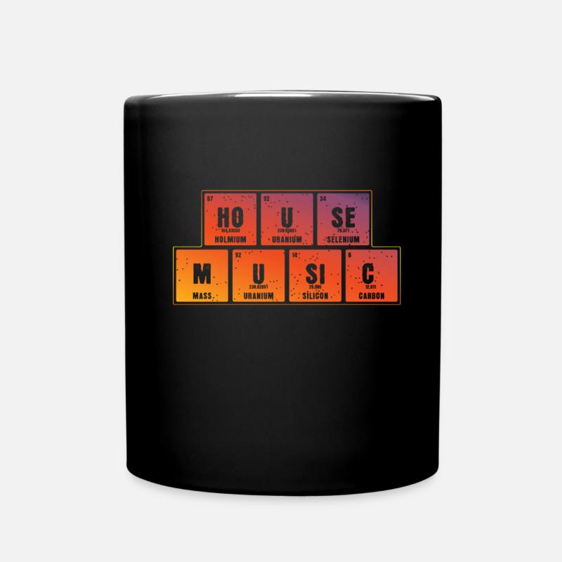House Music - Full Colour Mug - black