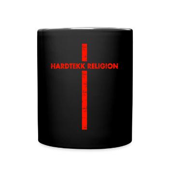 Hardtekk - Techno - Rave - Hardtekk Religion - Full Colour Mug - black - Front