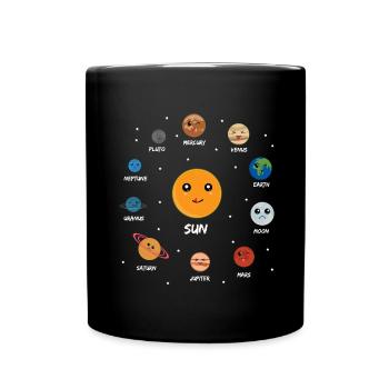 Solar system - Full Colour Mug - black - Front