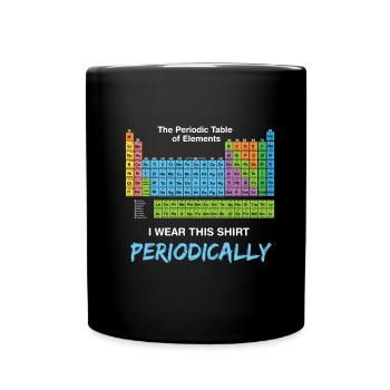 Periodic table - Full Colour Mug - black - Front