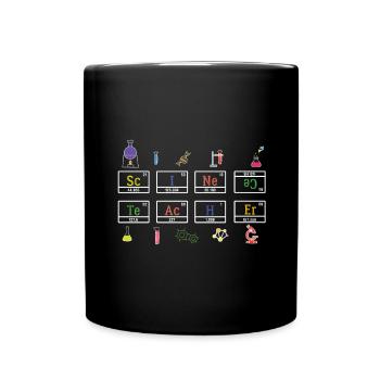 Physics Chemistry Science Teacher - Full Colour Mug - black - Front